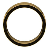 14K Yellow Gold 8 mm Comfort-Fit Flat Band Size 12