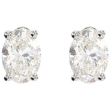 Sterling Silver 1/3 CTW Lab-Grown Diamond Earrings