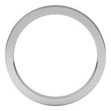 Sterling Silver 1.5 mm Comfort-Fit Flat Band Size 8