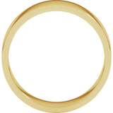 10K Yellow Gold 6 mm Flat Band Size 10