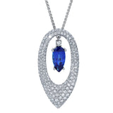 The Sapphire Blaze Pendant