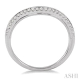 1/6 Ctw Round Cut Diamond Wedding Band in 14K White Gold
