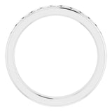Platinum 1 CTW Natural Diamond Band