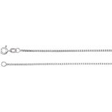Sterling Silver 1.3 mm Diamond-Cut Box 24