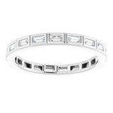 Platinum 1/3 CTW Diamond Eternity Band
