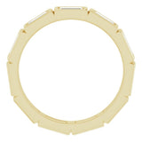 14K Yellow 1 3/8 CTW Natural Diamond Eternity Band Size 7