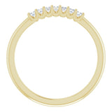 14K Yellow 1/6 CTW Natural Diamond Anniversary Band