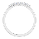 14K White 1/4 CTW Natural Diamond Anniversary Band