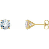 14K Yellow Gold 1 CTW Natural Diamond Cocktail-Style Earrings