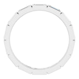 14K White 1/2 CTW Diamond Eternity Band