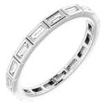 Platinum 1/3 CTW Natural Diamond Eternity Band Size 6