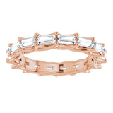 14K Rose 1 5/8 CTW Natural Diamond Eternity Band Size 7