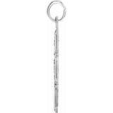 Sterling Silver 25x24 mm Four-Way Cross Medal