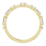 14K Yellow 1/3 CTW Natural Diamond Anniversary Band