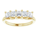 14K Yellow 1 CTW Natural Diamond Anniversary Band