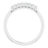 14K White 1/4 CTW Natural Diamond Anniversary Band