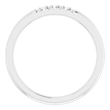 14K White 1/6 CTW Natural Diamond Anniversary Band