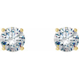14K Yellow Gold 1/2 CTW Natural Diamond Cocktail-Style Earrings