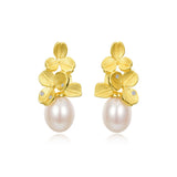 Flower & Pearl Earrings