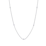 Sideways Cross Necklace