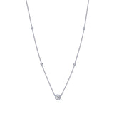 0.78 CTW Station Necklace