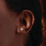 14K Rose Gold 1 1/4 CTW Lab-Grown Diamond Earrings