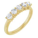 14K Yellow 1/2 CTW Lab-Grown Diamond  Anniversary Band