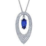 Sapphire Blaze Pendant