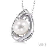 Pearl & Diamond Fashion Pendant