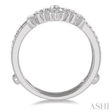 Fleur De Lis Diamond Insert Ring