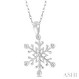 Snow Flake Diamond Fashion Pendant