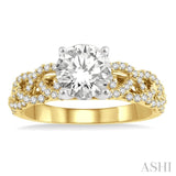 Semi-Mount Diamond Engagement Ring