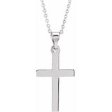 Sterling Silver Cross 18