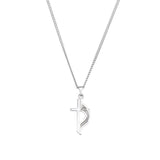 Sterling Silver Methodist Cross 18