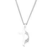 Sterling Silver Methodist Cross 18