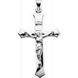 Sterling Silver 47.3x25.5 mm Crucifix Pendant