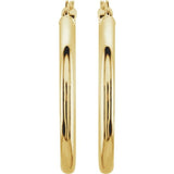 Tube Hoop Earrings