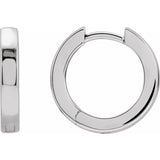 Sterling Silver Hinged 16 mm Hoop Earrings