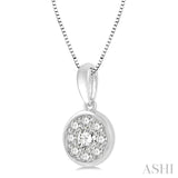 Bezel Set Diamond Pendant