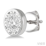 Round Shape Lovebright Essential Diamond Earrings
