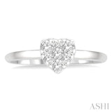 Heart Shape Lovebright Essential Diamond Ring