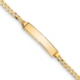 14k Baby Curb ID Bracelet